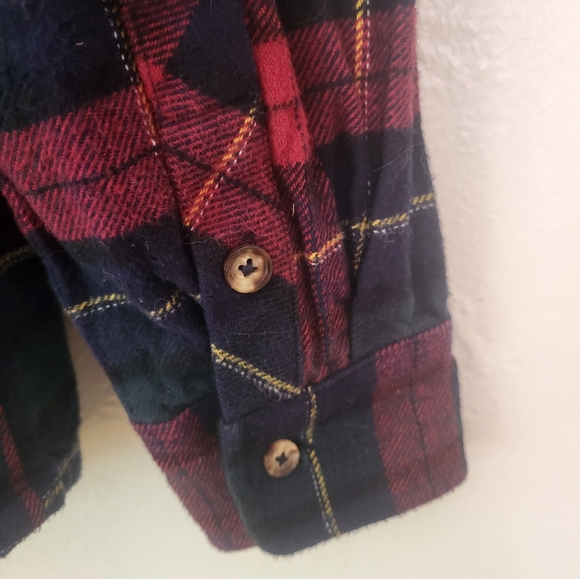 Horns of Odin red, green, blue, black, white and yellow button down jacket - Picture 8 of 8